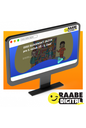 DIGI SLOVENSKÝ JAZYK PRE 3. ROČNÍK ZŠ – 1. ČASŤ